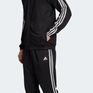 Adidas Black Tracksuit (Top and Bottom) NEVER WORN